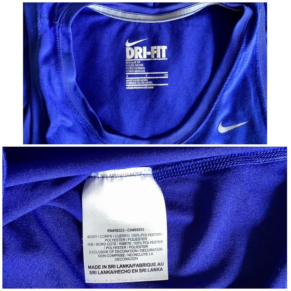 Nike Dri-Fit Sleeveless Active Top - Picture 3 of 3